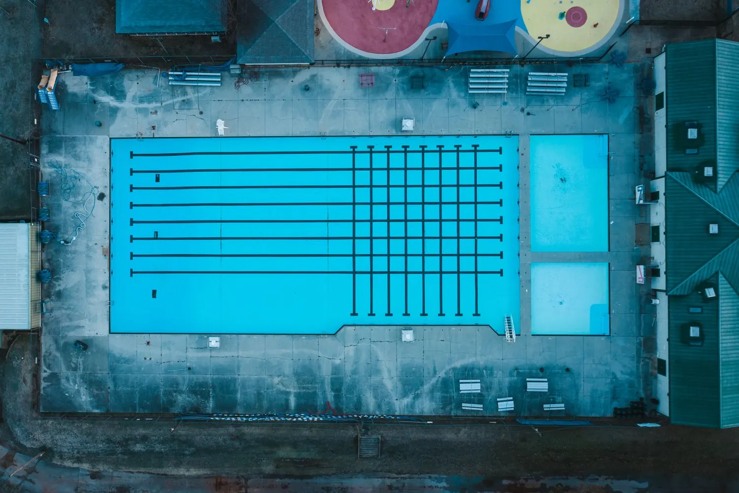 Detalle de revestimiento de piscina