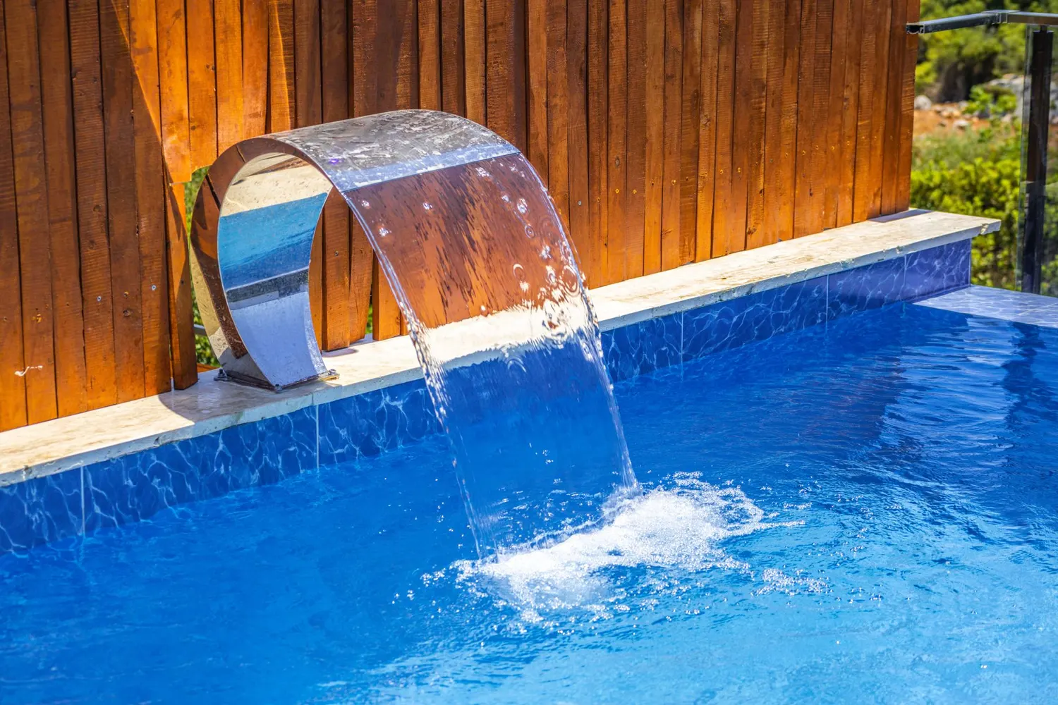 Obra de piscina